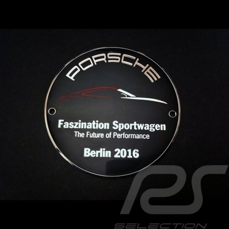 Badge de grille Porsche Faszination Sportwagen Porsche Design MAP04513216 Grille Badge Grillbadge 