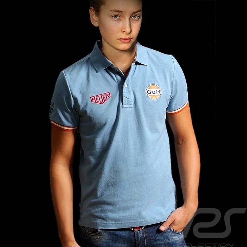 Kinder Polo-shirt Gulf Klassische blau