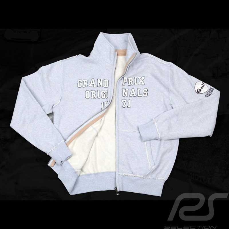 Gulf fleece jacket zipper grey for men