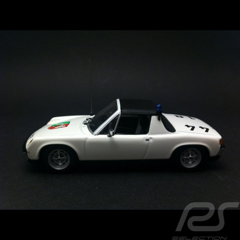 Porsche 914 - 4 Polizei 1971 white 1/43 Minichamps WAP020SET28