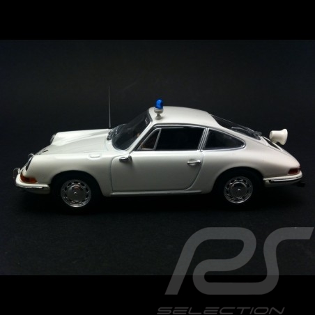 Porsche 911 2.4 T Polizei 1972 weiß 1/43 Minichamps WAP020SET38