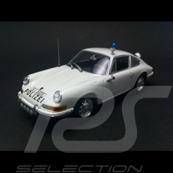 Porsche 911 2.4 T Polizei 1972 blanche 1/43 Minichamps WAP020SET38