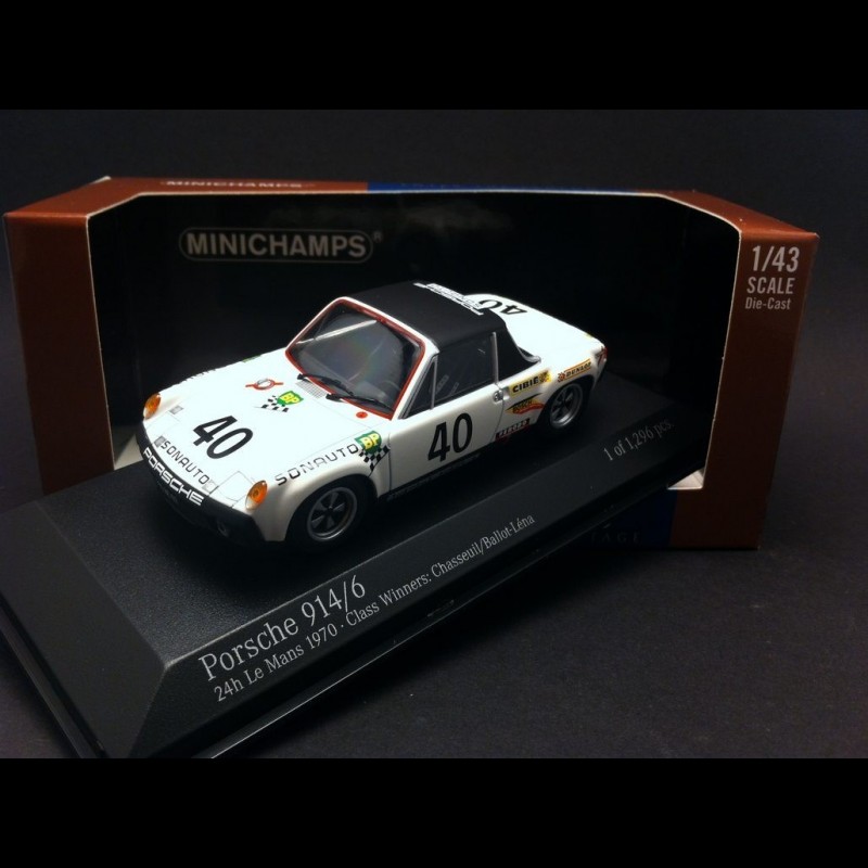 PORSCHE 914/6 #40 Le Mans 1970 Minichamps 1/43 EUR 53,00 - PicClick FR