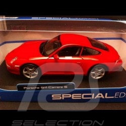 Porsche 997 Carrera S 2006 red 1/18 Maisto 31692