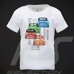 T-Shirt Kinder Porsche Farbtöne 911 weiß