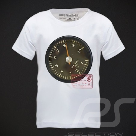 T-shirt Kids Porsche Racer's Tach white