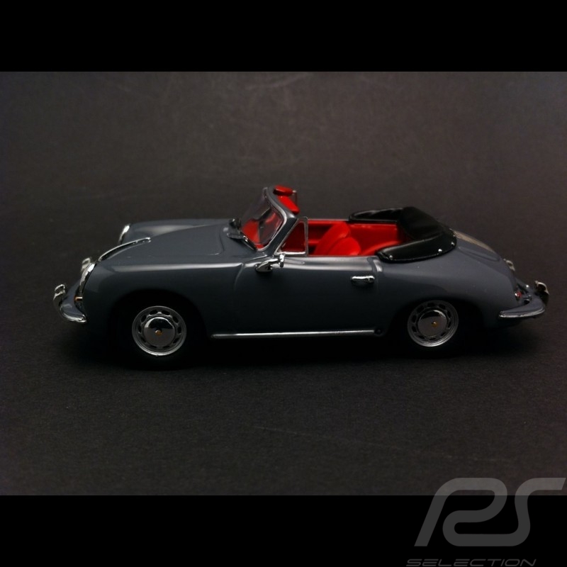 Porsche 356 C cabriolet 1965 Schiefergrau 1/43 Minichamps 430062339 Porsche 356 C cabriolet 1965 Schiefergrau 1/43 Minichamps 430062339