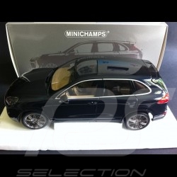 Porsche Cayenne Turbo S 2014 blue 1/18 Minichamps 110064001
