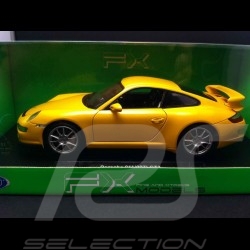 Porsche 997 GT3 jaune 1/18 Welly 18024
