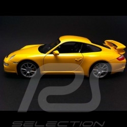 Porsche 997 GT3 jaune 1/18 Welly 18024