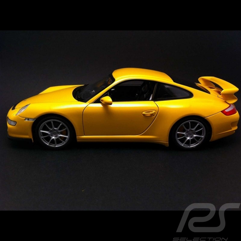Porsche 997 GT3 gelb 1/18 Welly 18024