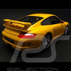Porsche 997 GT3 jaune 1/18 Welly 18024