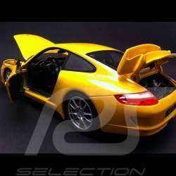 Porsche 997 GT3 jaune 1/18 Welly 18024