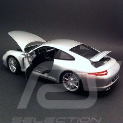 Porsche 911 type 991 Carrera S argent 1/18 Welly 18047W