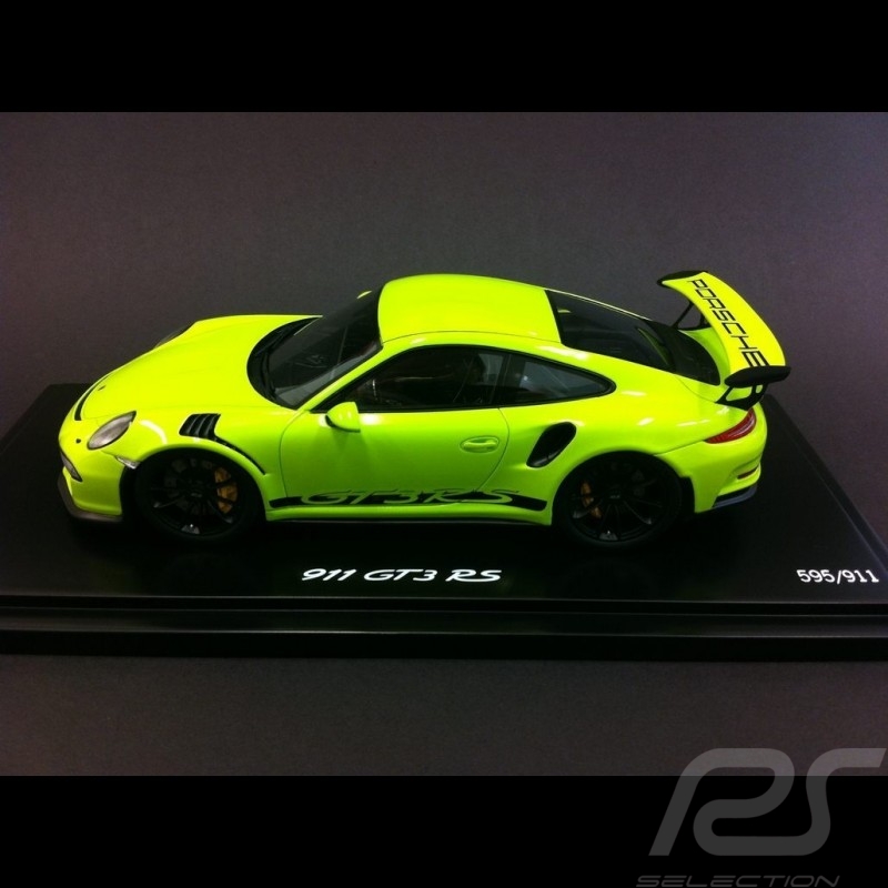 Porsche 991 GT3 RS vert lumiere 1/18 Spark WAP0219110H Porsche 991 GT3 RS vert lumiere 1/18 Spark WAP0219110H