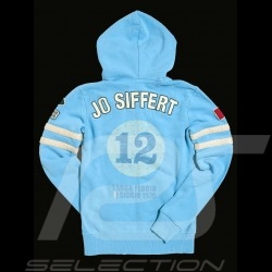 Porsche veste hoodie Jo Siffert n° 12 bleu Gulf hoodie jacket Hoodie Jacke 
