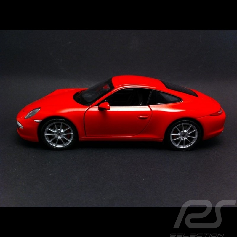 Porsche 991 Carrera S Coupe rot 1/24 Welly 24040