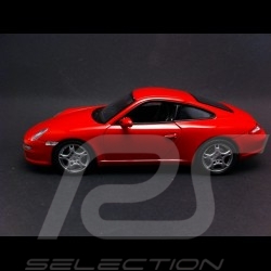 Porsche 997 Carrera S Coupe red 1/24 Welly 22477