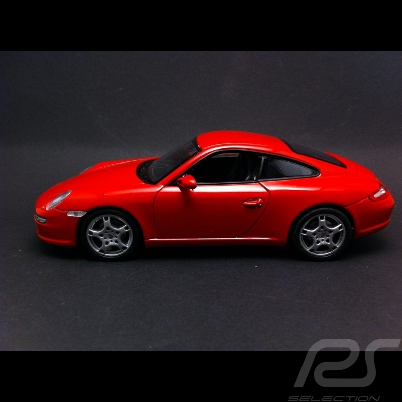 Porsche 997 Carrera S Coupe rot 1/24 Welly 22477 Porsche 997 Carrera S Coupe rot 1/24 Welly 22477