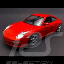 Porsche 997 Carrera S Coupe rouge 1/24 Welly 22477
