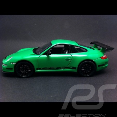 Porsche 997 GT3 RS grün / schwarz 1/24 Welly 22495