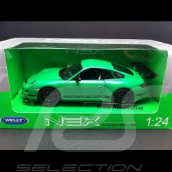 Porsche 997 GT3 RS verte / noire 1/24 Welly 22495