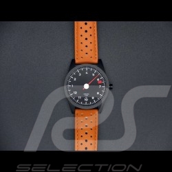 Montre Porsche 911 compte-tours mono-aiguille marron Watch Tachometer single-needle Uhr Tachometer Single-Nadel