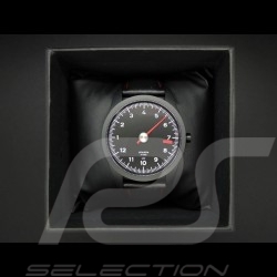 Montre Porsche 911 compte-tours mono-aiguille noir Watch Tachometer single-needle Uhr Tachometer Single-Nadel