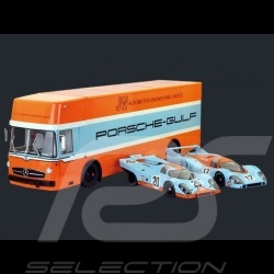 Mercedes 0317 truck Porsche Gulf 1/18 Schuco 450032200