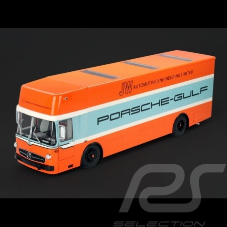 Mercedes 0317 camion Porsche Gulf 1/18 Schuco 450032200