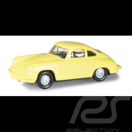 Porsche 356 Coupé jaune souffre 1/87 Herpa 024709-003