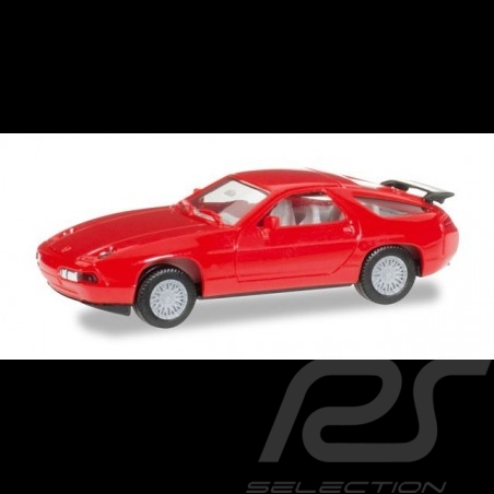 Porsche 928 S4 rouge Minikit 1/87 Herpa 012669-003
