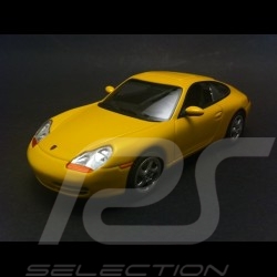 Porsche 996 Carrera Coupe 1998 jaune 1/43 Minichamps 400061182