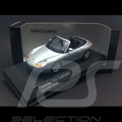 Porsche 996 Carrera Cabriolet 1998 Silber grey 1/43 Minichamps 400061091