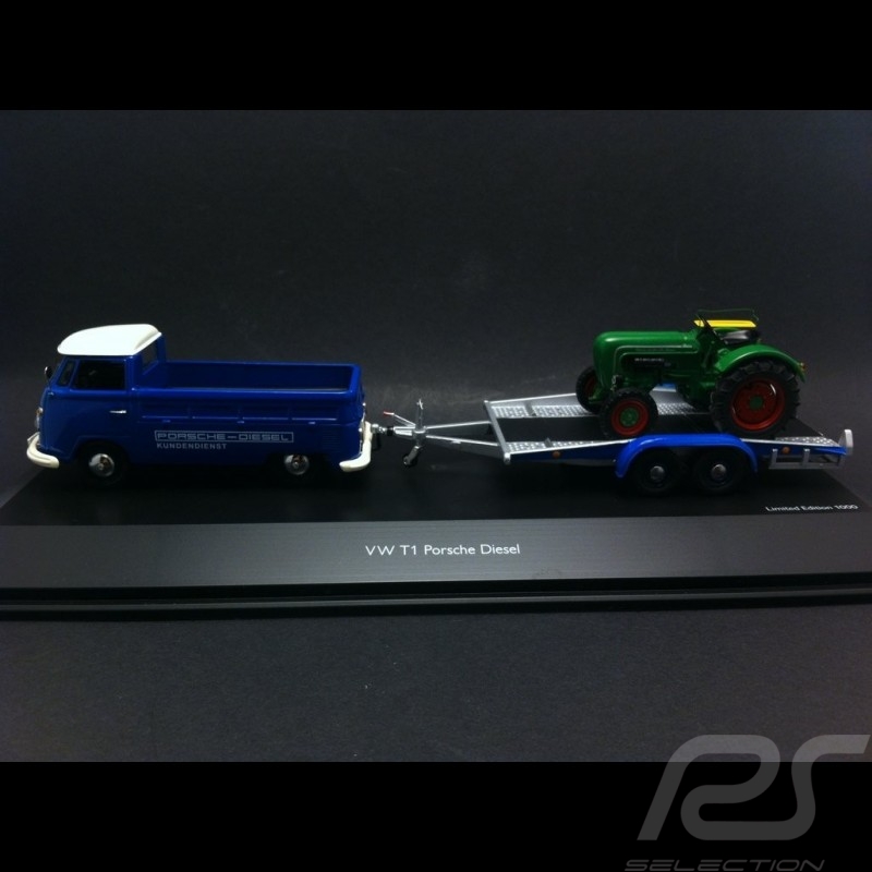 VW Transporter T1 1958 traktor Allgaier Porsche Diesel 1/43 Schuco 450374000