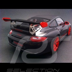 Porsche 997 GT3 RS 3.8 grise / rouge 1/18 Autoart 78141