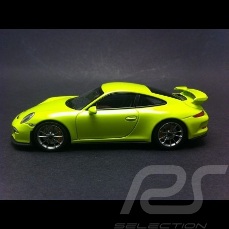 Porsche 991 GT3 2016 light green 1/43 Minichamps CA04316016