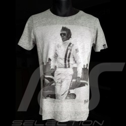 T-shirt  Steve McQueen Delaney Le Mans grey - Men