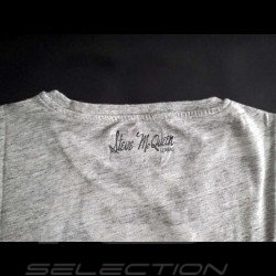 T-Shirt Steve McQueen Delaney Le Mans grau - Herren