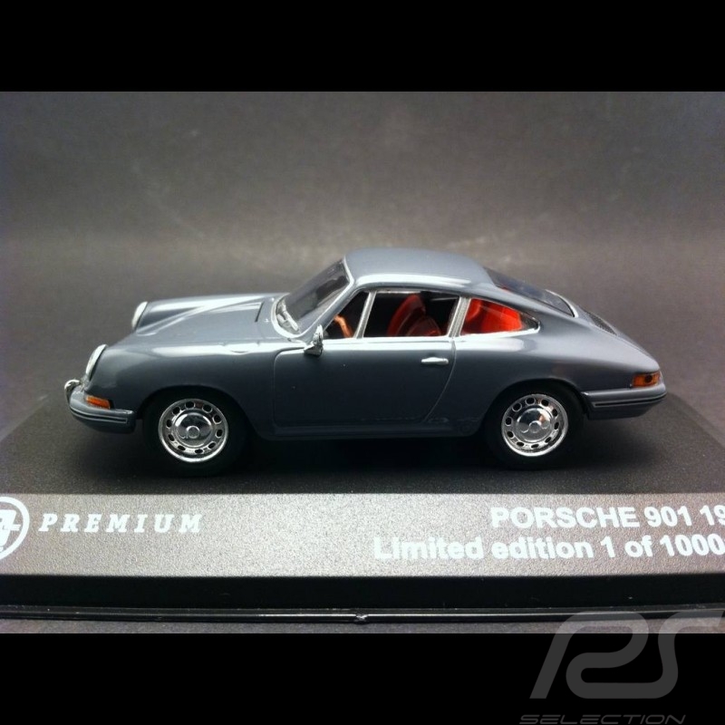 Porsche 901 1963 gris ardoise 1/43 Triple9 T9P10000