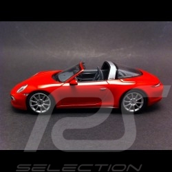 Porsche 991 Targa 4 indischrot 1/43 Minichamps 410062440