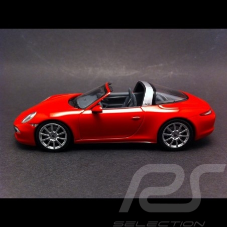 Porsche 991 Targa 4 indian red 1/43 Minichamps 410062440