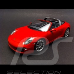 Porsche 991 Targa 4 indischrot 1/43 Minichamps 410062440