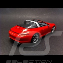 Porsche 991 Targa 4 indischrot 1/43 Minichamps 410062440