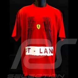 T-shirt Ferrari Pit lane rot Herren