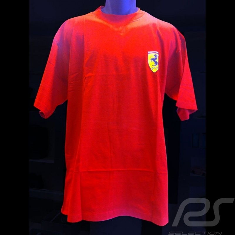 T-shirt Ferrari Scuderia Wappen rot Herren