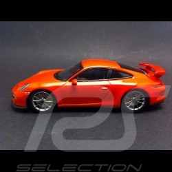 Porsche 991 GT3 2012 lava orange 1/43 Minichamps CA04316014