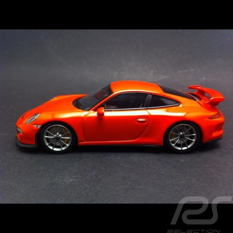 Porsche 991 GT3 2012 lava orange 1/43 Minichamps CA04316014