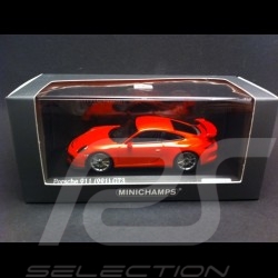 Porsche 997 Carrera grise 1/43 Minichamps WAP02011415