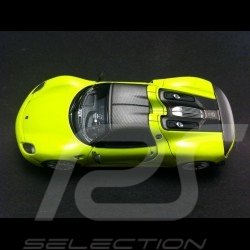 Porsche 918 Spyder Weissach pack 2015 vert acide 1/43 Minichamps CA04316013